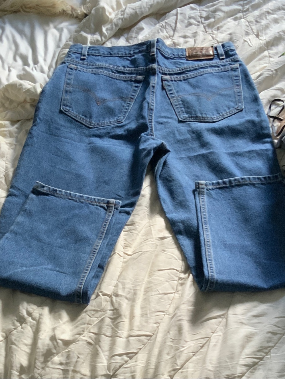 Levi's Light Blue Relaxed Straight Jeans